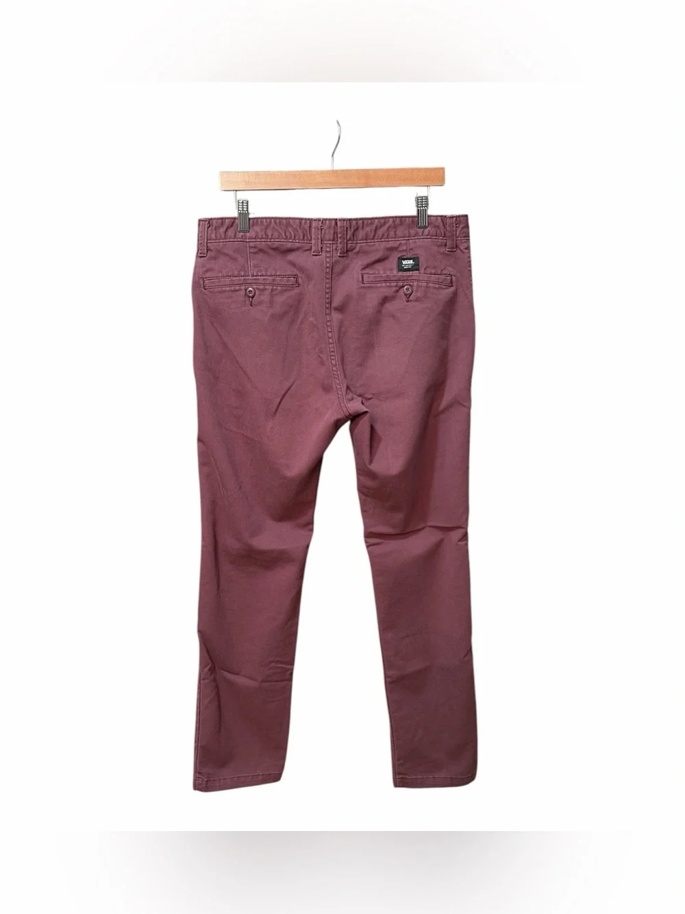 Vans Authentic Chino Straight Pants - Port/Maroon - Picture 3 of 10
